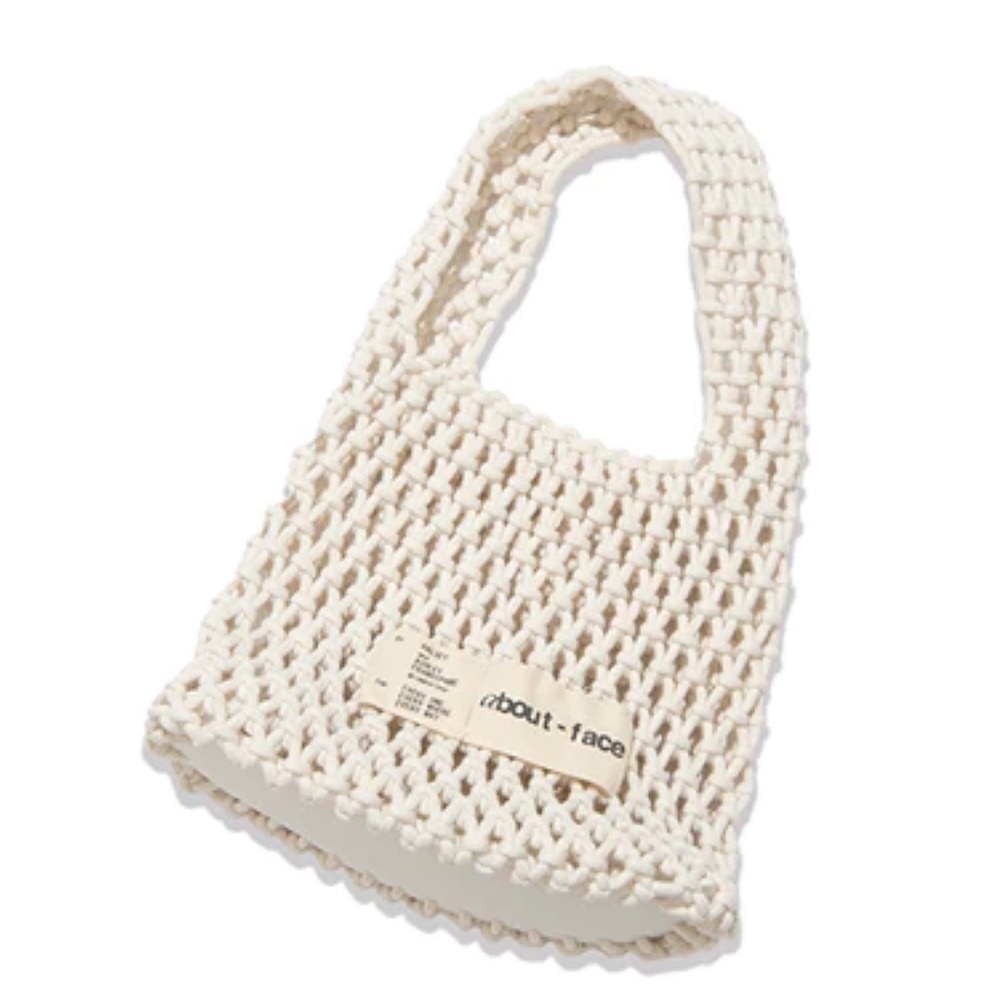 Aboutface Mini Crochet Tote